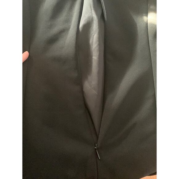 Mango basics black dress side twist slit woman’s size XS - Picture 9 of 9